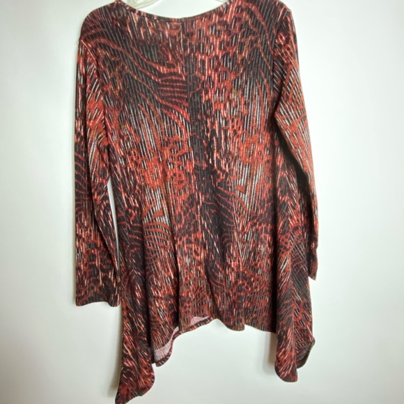 Clara Sun Woo Womens Blouse Sz M Long Sleeves - Picture 4 of 4